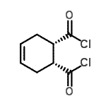 CAS 登录号：41183-19-1， (1R,2S)-4-环己烯-1,2-二甲酰氯