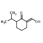 CAS 登录号：412016-93-4， (2E)-2-(羟基亚甲基)-6-异丙基环己酮