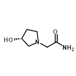 CAS#: 412278-74-1, 2-[(3R)-3-Hydroxy-1-Pyrrolidinyl]Acetamide