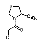 CAS 登录号：412293-40-4， 3-(氯乙酰基)-1,3-噻唑烷-4-甲腈