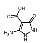 CAS#: 412301-20-3, 5-Amino-3-Oxo-2,3-Dihydro-1H-Pyrazole-4-Carboxylic Acid