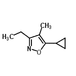 CAS#: 412301-35-0, 5-Cyclopropyl-3-Ethyl-4-Methyl-1,2-Oxazole