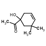 CAS 登录号：412313-54-3， 1-(1-羟基-5,5-二甲基-3-环己烯-1-基)乙酮