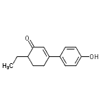 CAS 登录号：412321-27-8， 6-乙基-3-(4-羟基苯基)-2-环己烯-1-酮
