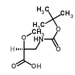CAS#: 412352-66-0, (2S)-2-Methoxy-3-({[(2-Methyl-2-Propanyl)Oxy]Carbonyl}Amino)Propanoic Acid