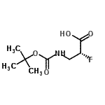 CAS#: 412352-68-2, (2R)-2-Fluoro-3-({[(2-Methyl-2-Propanyl)Oxy]Carbonyl}Amino)Propanoic Acid