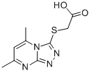 CAS#: 41266-71-1, (5,7-Dimethyl-[1,2,4]Triazolo[4,3-a]Pyrimidin-3-Ylsulfanyl)-Acetic Acid