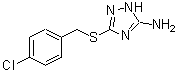 CAS 登录号：41266-78-8， 3-[(4-氯苄基)巯基]-1H-1,2,4-三唑-5-胺