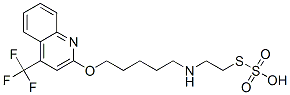 CAS#: 41287-34-7, Thiosulfuric Acid Hydrogen S-[2-[[5-[[4-(Trifluoromethyl)-2-Quinolinyl]Oxy]Pentyl]Amino]Ethyl] Ester