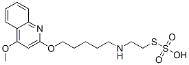 CAS#: 41287-39-2, Thiosulfuric Acid Hydrogen S-[2-[[5-[(4-Methoxy-2-Quinolinyl)Oxy]Pentyl]Amino]Ethyl] Ester