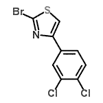 CAS#: 412923-60-5, 2-Bromo-4-(3,4-Dichlorophenyl)-1,3-Thiazole