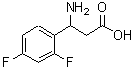 CAS 登录号：412925-23-6， 3-氨基-3-(2,4-二氟苯基)丙酸