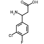 CAS 登录号：412925-25-8， 3-氨基-3-(3-氯-4-氟苯基)丙酸