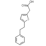 CAS 登录号：413574-94-4， [5-(2-苯基乙基)-2-噻吩基]乙酸