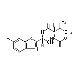 CAS#: 413615-35-7, [(2S)-1-{[(1R)-1-(6-Fluoro-1,3-Benzothiazol-2-Yl)Ethyl]Amino}-3-Methyl-1-Oxo-2-Butanyl]Carbamic Acid