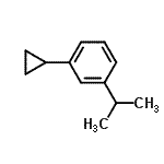 CAS 登录号：41380-88-5， 1-环丙基-3-异丙基-苯