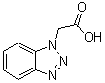 CAS 登录号：4144-64-3， 苯并三唑-1-基-乙酸