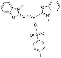 CAS#: 41503-58-6, 3-Methyl-2-[3-(3-Methyl-3H-Benzoxazol-2-Ylidene)Prop-1-Enyl]Benzoxazolium p-Toluenesulphonate