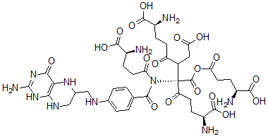CAS 登录号:41520-73-4, 四氢蝶酰五谷氨酸酯