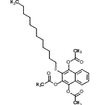 CAS#: 41565-78-0, 3-(Dodecylsulfanyl)-1,2,4-Naphthalenetriyl Triacetate