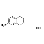 CAS#: 41565-82-6, 7-Methyl-1,2,3,4-Tetrahydroisoquinoline Hydrochloride (1:1)