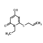 CAS 登录号：415714-54-4， 2-(烯丙基硫基)-3-乙基-6-羟基-4(3H)-嘧啶酮