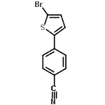 CAS 登录号：415718-60-4， 4-(5-溴-2-噻吩基)苯甲腈
