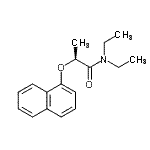 CAS 登录号：41643-36-1， (2S)-N,N-二乙基-2-(1-萘基氧基)丙酰胺