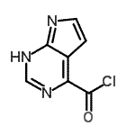 CAS#: 417724-83-5, 1H-Pyrrolo[2,3-d]Pyrimidine-4-Carbonyl Chloride