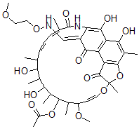 CAS#: 41776-68-5, 3-[(2-Methoxyethoxy)Iminomethyl]Rifamycin SV
