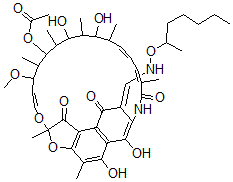 CAS#: 41776-73-2, 3-[(1-Methylhexyl)Oxyiminomethyl]Rifamycin SV