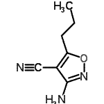 CAS#: 41808-51-9, 3-Amino-5-Propyl-1,2-Oxazole-4-Carbonitrile