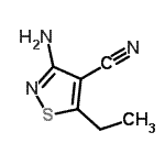 CAS#: 41861-41-0, 3-Amino-5-Ethyl-1,2-Thiazole-4-Carbonitrile