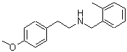 CAS 登录号：418778-09-3， 2-(4-甲氧基苯基)-N-(2-甲基苄基)乙胺