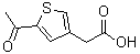 CAS 登录号：41908-06-9， (5-乙酰基-3-噻吩基)乙酸
