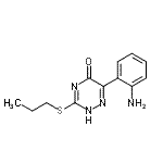 CAS 登录号：419540-20-8， 6-(2-氨基苯基)-3-(丙基硫基)-1,2,4-三嗪-5-醇