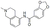 CAS 登录号：41957-39-5， 3,4-亚甲二氧基-N-(1,2,3,4-四氢-2-甲基异喹啉-5-基)苯甲酰胺