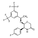 CAS#: 419574-04-2, (5S,6R)-6-{(1R)-1-[3,5-Bis(Trifluoromethyl)Phenyl]Ethoxy}-5-(4-Fluorophenyl)-3-Morpholinone