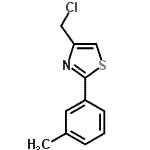 CAS#: 41963-17-1, 4-(Chloromethyl)-2-(3-Methylphenyl)-1,3-Thiazole