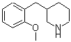CAS#: 420137-10-6, 3-(2-Methoxybenzyl)Piperidine
