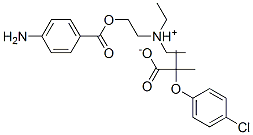 CAS#: 42016-66-0, 4-Aminobenzoyloxyethyldiethylammonium 2-(4-Chlorophenoxy)-2-Methylpropionate