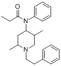 CAS#: 42045-97-6, N-(2,5-Dimethyl-1-phenethyl-4-piperidyl)propionanilide