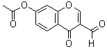CAS 登录号：42059-49-4， 3-甲酰基-4-氧代-4H-苯并吡喃-7-基乙酸酯