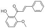 CAS 登录号：42079-68-5， (E)-1-(2-羟基-6-甲氧基-苯基)-3-苯基-丙-2-烯-1-酮