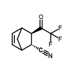 CAS 登录号：420797-23-5， (2R,3R)-3-(三氟乙酰基)双环[2.2.1]庚-5-烯-2-甲腈