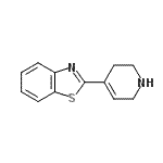 CAS#: 42158-45-2, 2-(1,2,3,6-Tetrahydropyridin-4-Yl)-1,3-Benzothiazole