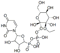 CAS#: 4220-91-1, [(2R,3R,4R,5R)-5-(2,4-Dioxopyrimidin-1-Yl)-3,4-Dihydroxy-Oxolan-2-Yl]Methoxy-[Hydroxy-[(2R,3R,4S,5S,6R)-3,4,5-Trihydroxy-6-(Hydroxymethyl)Oxan-2-Yl]Oxy-Phosphoryl]Oxy-Phosphinic Acid
