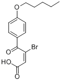 CAS#: 42241-78-1, (E)-3-Bromo-4-oxo-4-(4-(pentyloxy)phenyl)-2-butenoic acid