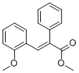 CAS 登录号：42307-45-9， 3-(2-甲氧基苯基)-2-苯基丙烯酸甲酯