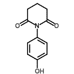 CAS#: 423737-09-1, 1-(4-Hydroxyphenyl)-2,6-Piperidinedione